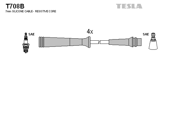 Ignition Cable Kit  Art. T708B