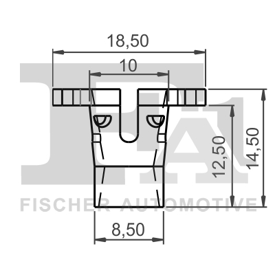 Clip, trim/protection strip  Art. 11401315