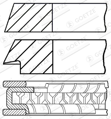 Piston Ring Kit  Art. 0810120000