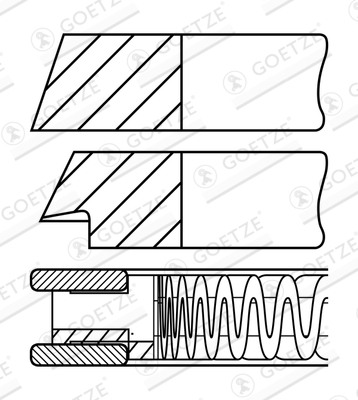 Piston Ring Kit  Art. 0810250000