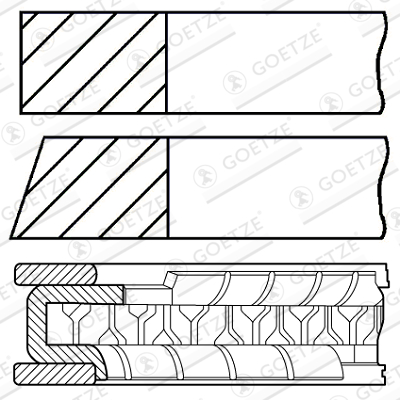 Piston Ring Kit  Art. 0810270000