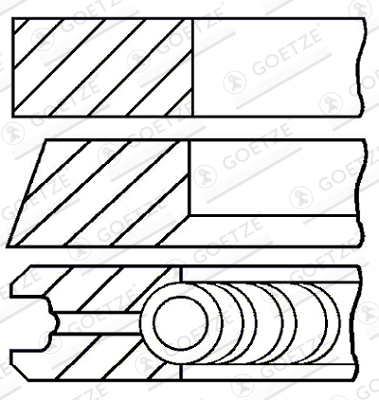 Piston Ring Kit  Art. 0810300000