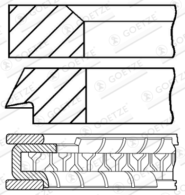 Piston Ring Kit  Art. 0810420700