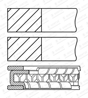 Piston Ring Kit  Art. 0810740000