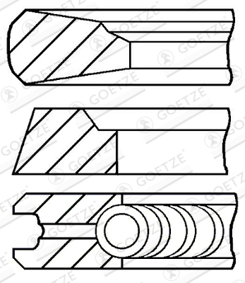 Piston Ring Kit  (127)  Art. 0811210000