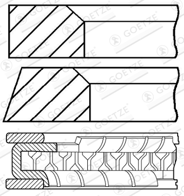 Piston Ring Kit  Art. 0815420000