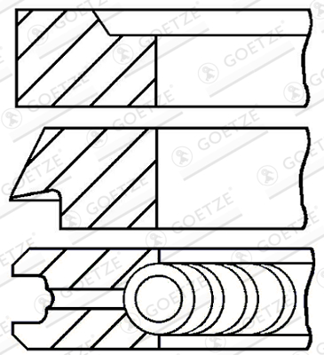 Piston Ring Kit  Art. 0818300000