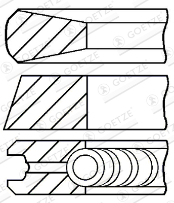 Piston Ring Kit  (108)  Art. 0828590000