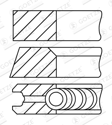 Piston Ring Kit  Art. 0842180030