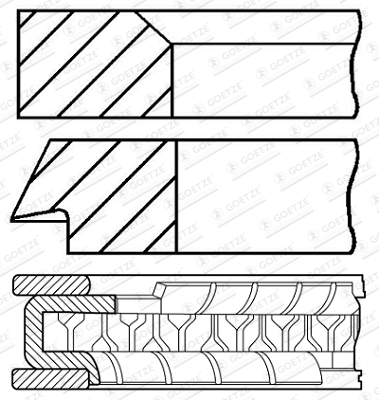 Piston Ring Kit  Art. 0842480030