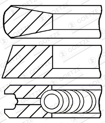 Piston Ring Kit  (108)  Art. 0843000000