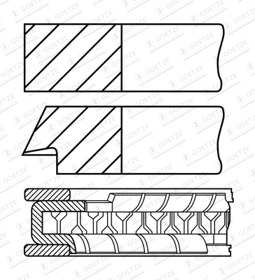 Piston Ring Kit  Art. 0843010000