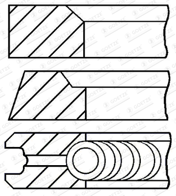 Piston Ring Kit  Art. 0843420700