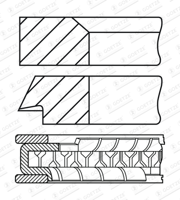 Piston Ring Kit  Art. 0844600000