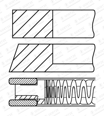 Piston Ring Kit  Art. 0844700000