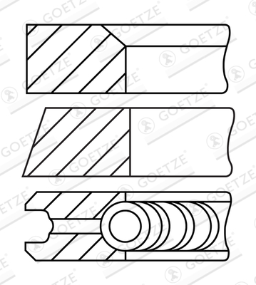 Piston Ring Kit  Art. 0845290700