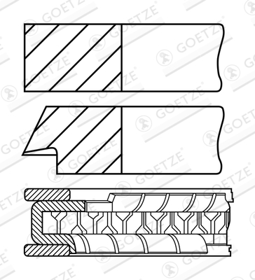 Piston Ring Kit  Art. 0845340000