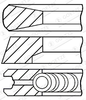 Piston Ring Kit  Art. 0852020000