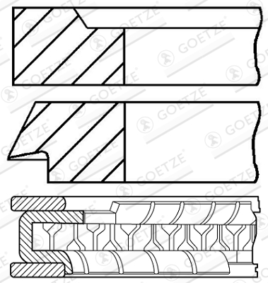 Piston Ring Kit  Art. 0896330000