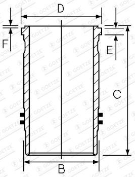 Cylinder Sleeve  (123)  Art. 1545022000