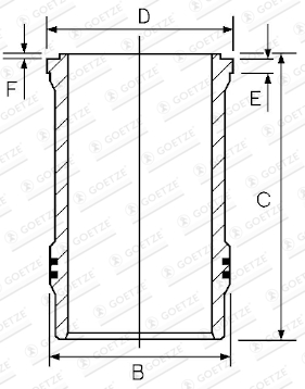 Cylinder Sleeve  (102)  Art. 1548009000