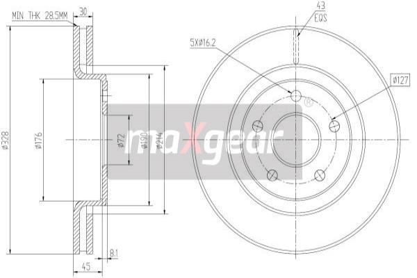 Brake Disc (Front axle)  Art. 192323