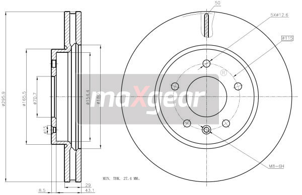 Brake Disc (Front axle)  Art. 192369