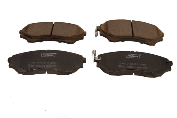 Brake Pad Set, disc brake (Front axle)  Art. 193400