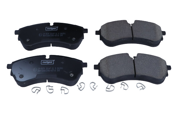 Brake Pad Set, disc brake (Front axle)  Art. 193678