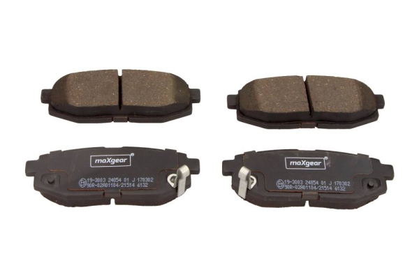 Brake Pad Set, disc brake (Rear axle)  Art. 193003