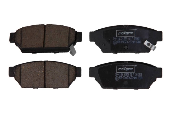 Brake Pad Set, disc brake (Rear axle)  Art. 191146