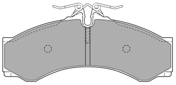 Brake Pad Set, disc brake (Front axle)  Art. FBP1059