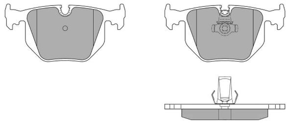 Brake Pad Set, disc brake (Rear axle)  Art. FBP1334