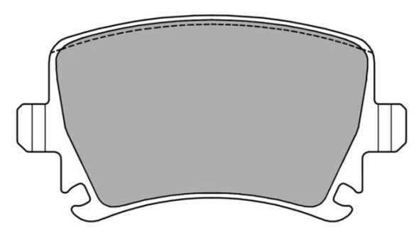 Brake Pad Set, disc brake (Rear axle)  Art. FBP1371