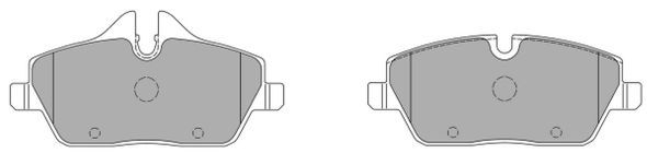 Brake Pad Set, disc brake (Front axle)  Art. FBP1385