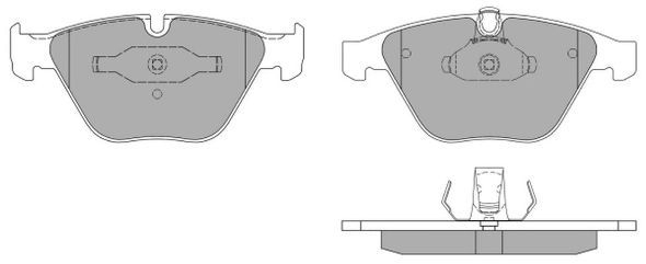 Brake Pad Set, disc brake (Front axle)  Art. FBP1388