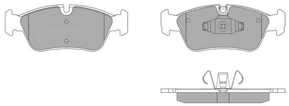 Brake Pad Set, disc brake (Front axle)  Art. FBP1401