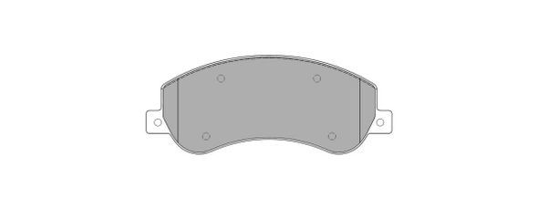 Brake Pad Set, disc brake (Front axle)  Art. FBP1451