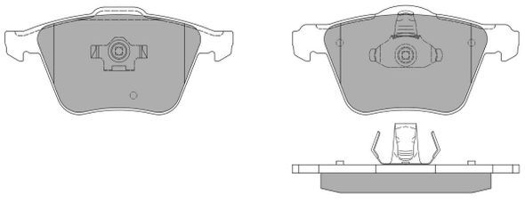 Brake Pad Set, disc brake (Front axle)  Art. FBP1503