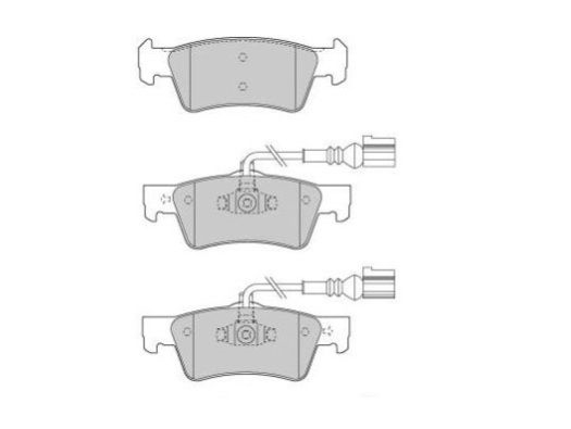 Brake Pad Set, disc brake (Rear axle)  Art. FBP1552