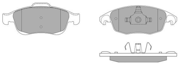 Brake Pad Set, disc brake (Front axle)  Art. FBP1577