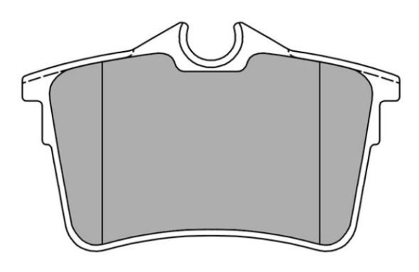 Brake Pad Set, disc brake (Rear axle)  Art. FBP1580