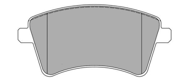 Brake Pad Set, disc brake (Front axle)  Art. FBP1582