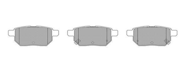 Brake Pad Set, disc brake (Rear axle)  Art. FBP1642