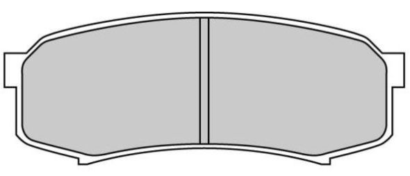 Brake Pad Set, disc brake (Rear axle)  Art. FBP1739