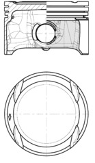 Piston (76.5)  Art. 40839600