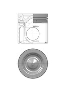 Piston  (Below)  Art. 40670600