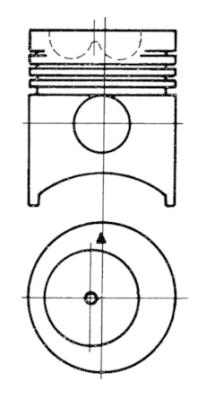 Pistons (Front axle)  Art. 91005700