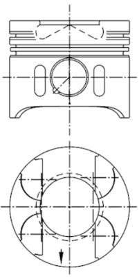 Piston (30)  Art. 97409600