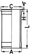 Cylinder tube (Left)  Art. 89568110